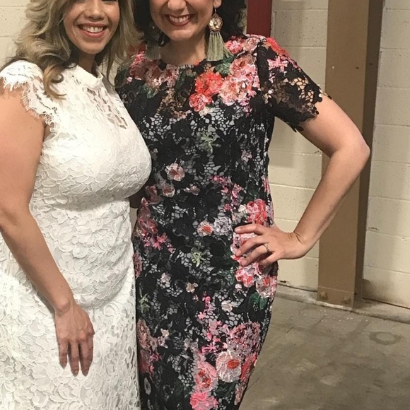 ASOS | $130 Floral Crochet Dress - Picture 3 of 7